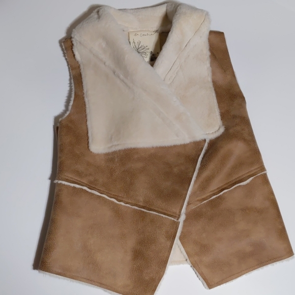 Women's En Creme faux fur vest size small - Picture 11 of 12